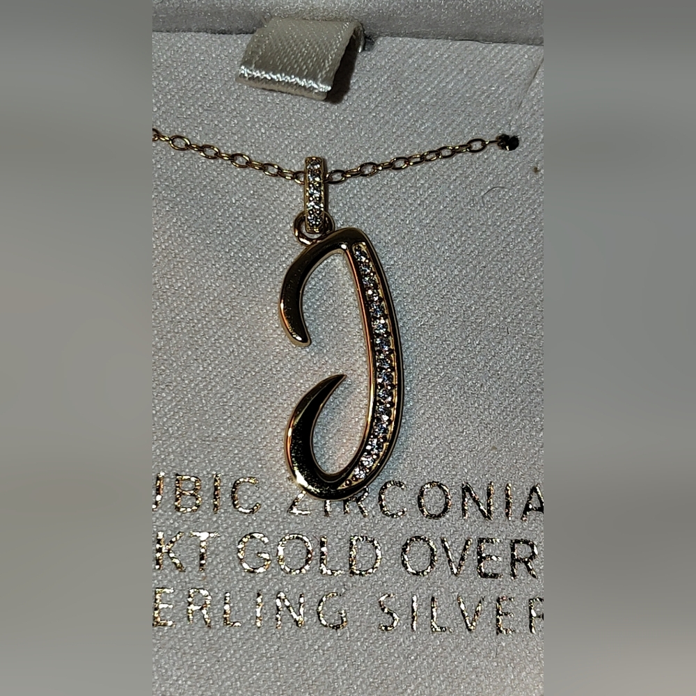 Macy's J necklace gift
